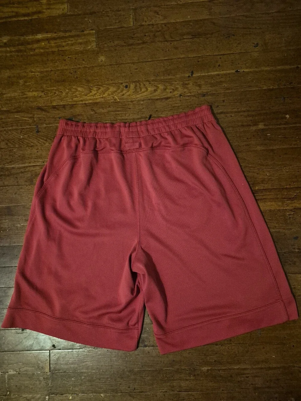 Jordan Men’s Red Athletic Basketball Shorts with White Jumpman Mens Sz XL